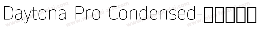 Daytona Pro Condensed字体转换